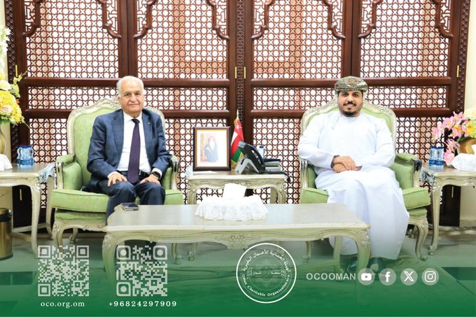 استقبال سفير دولة فلسطين المعتمد لدى سلطنة عُمان